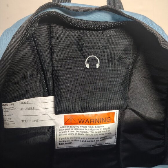 LL Bean Crossbody Mini Sling Backpack Travel Bag Blue Black - Picture 5 of 11